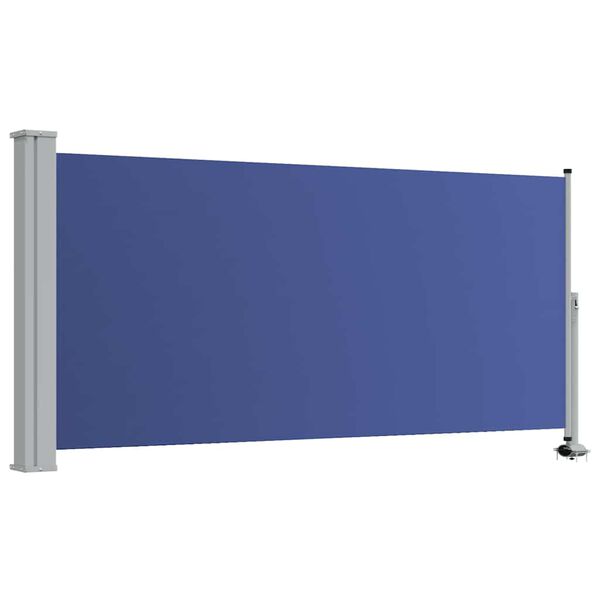 vidaXL Tenda Laterale Retrattile per Patio 120x300 cm Blu