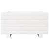 vidaXL Fioriera da Giardino Bianca 50x50x26,5cm Legno Massello di Pino