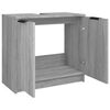 vidaXL Mobile Bagno Grigio Sonoma 64,5x33,5x59 cm in Legno Multistrato