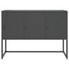 vidaXL Credenza Antracite 105x35x75 cm in Acciaio