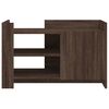 vidaXL Tavolino da Salotto Rovere Marrone 80x50x50cm Legno Multistrato