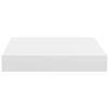vidaXL Scaffali a Parete 4 pz Bianchi 23x23,5x3,8 cm in MDF