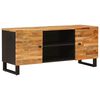 vidaXL Mobile TV Marrone 105 x 33 x 46 cm Legno di mango massello