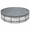 Bestway Copertura per piscina &Oslash;3,05 m Rotondo Poliestere Grigio