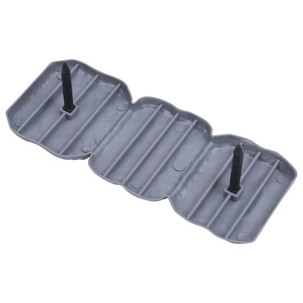 vidaXL Bordature per Prato con Pali 30 pz in PP