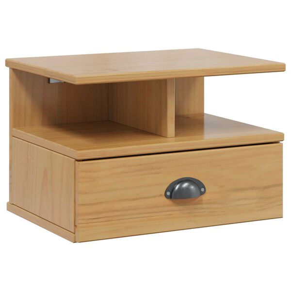 vidaXL Armadio da Notte Hill Marrone miele 40 x 31 x 27 cm