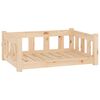vidaXL Letto per cani 75,5x55,5x28 cm in legno massello di pino