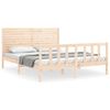 vidaXL Giroletto senza Materasso 160x200 cm in Legno Massello di Pino