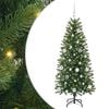 vidaXL Albero di Natale artificiale Verde 150 cm PE e PVC