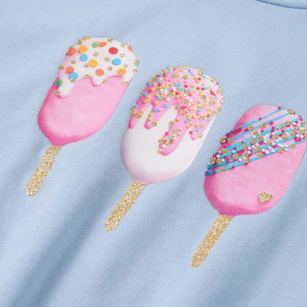 Maglietta da Bambina Blu 116