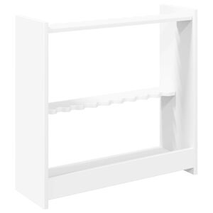 vidaXL Supporto per stecche da biliardo Legno ingegnerizzato Bianco