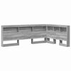 vidaXL Testata contenitore Grigio Sonoma Legno ingegnerizzato