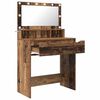 vidaXL Tavoli da Trucco per Camera da Letto con cassetto Legno vecchio
