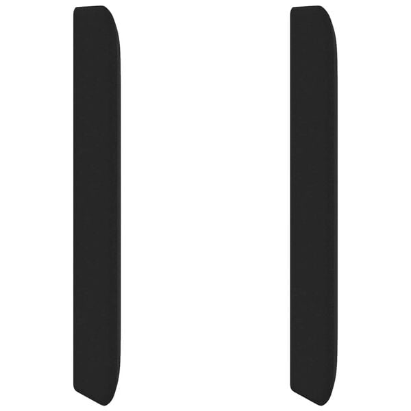 vidaXL Orecchia della Testata Nero 80 x 16 x 4 cm Tessuto