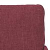 vidaXL Set divani 3 pcs Rosso Vino 115 x 56 x 80 cm Legno compensato