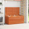 vidaXL Scatola di Stoccaggio Marrone cerato 101 x 50,5 x 46,5 cm