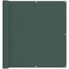 vidaXL Schermo da balcone Verde Scuro 110 x 600 cm Tessuto Oxford