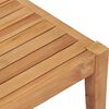 vidaXL Tavolo da Giardino 90,5x55,5x30,5 cm in Legno Massello di Teak
