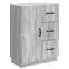 vidaXL Credenza Grigio Sonoma 66 x 34,5 x 87 cm Legno ingegnerizzato
