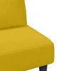 vidaXL Set di Divani 2 pz con Cuscini Giallo in Velluto