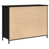 vidaXL Credenza Rovere Nero 100 x 35 x 75 cm