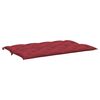 vidaXL Cuscino per Panca Rosso Vino 150x(50+50)x7cm in Tessuto Oxford
