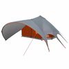 vidaXL Tenda Teepee per 9 Persone con tetto Grigio e arancione