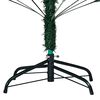 vidaXL Albero di Natale Preilluminato con Palline Verde 210 cm PVC