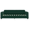 vidaXL Divano Letto con Letto Estraibile Verde Scuro 80x200cm Velluto