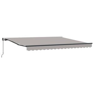 vidaXL Tenda retrattile Grigio Chiaro 400 &times; 350 cm