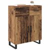 vidaXL Credenza Legno vecchio 69,5 x 34 x 90 cm Legno multistrato
