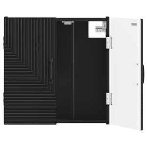 vidaXL Armadio per Dartboard HAARLEM Nero 52,5 x 10,5 x 53,5 cm