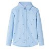 vidaXL Camicia da Bambino Azzurra 116