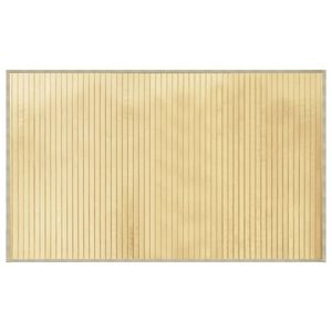 vidaXL Tappeto Rettangolare Naturale Chiaro 60x100 cm in Bamb&ugrave;