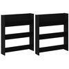 vidaXL Mobile per scarpe 2 pz 86 x 18 x 90 cm Legno ingegnerizzato