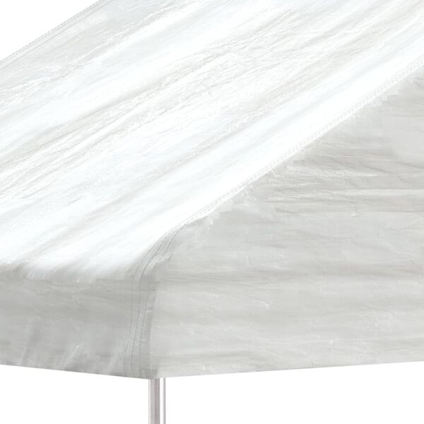 vidaXL Gazebo con Tetto Bianco 20,07x5,88x3,75 m in Polietilene
