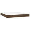 vidaXL Materasso a Molle Insacchettate Rigidit&agrave; Media Marrone Scuro 180x200x20 cm