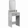 vidaXL Tavolo da Trucco Grigio cemento 50 x 41 x 140 cm