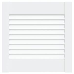 vidaXL Anta con Design a Lamelle Bianca 39,5x39,4 cm in Legno di Pino