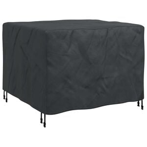 vidaXL Copertura per mobili Tinta unita Nero 113 x 113 x 73 cm 210D