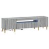 vidaXL Mobile TV LED Sonoma grigio Legno ingegnerizzato