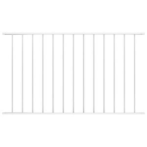 vidaXL Pannello di recinzione Woerden 163x75 cm Bianco
