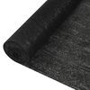 vidaXL Rete per Privacy Nera 2x25 m in HDPE 195 g/m&sup2;