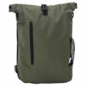vidaXL Borsa per biciclette Oliva 31 x 13 x 58 cm Poliestere