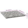 vidaXL Piano da Cucina Grigio Trama Granitica 60x60x2,8 cm Multistrato