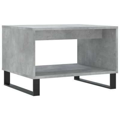 vidaXL Tavolino da Salotto Grigio Cemento 60x50x40cm Legno Multistrato
