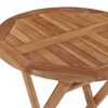vidaXL Set da Pranzo per Giardino 3 pz in Legno Massello di Teak