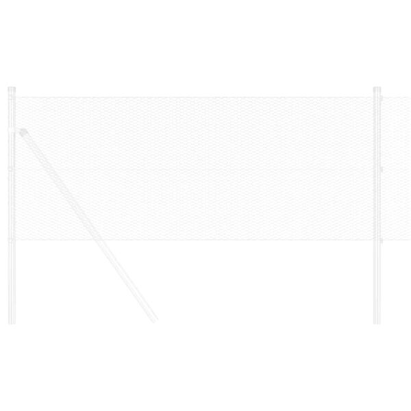 vidaXL Recinzione Esagonale Argento 0,6 x 10 m Acciaio zincato