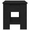 vidaXL Tavolino da salotto Rovere nero 101 x 49 x 52 cm