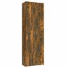 vidaXL Armadio per Ufficio Rovere Fumo 60x32x190 cm Legno Multistrato